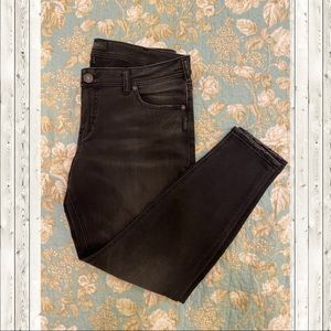 Women’s Silver Black Skinny Kenni Jeans 14